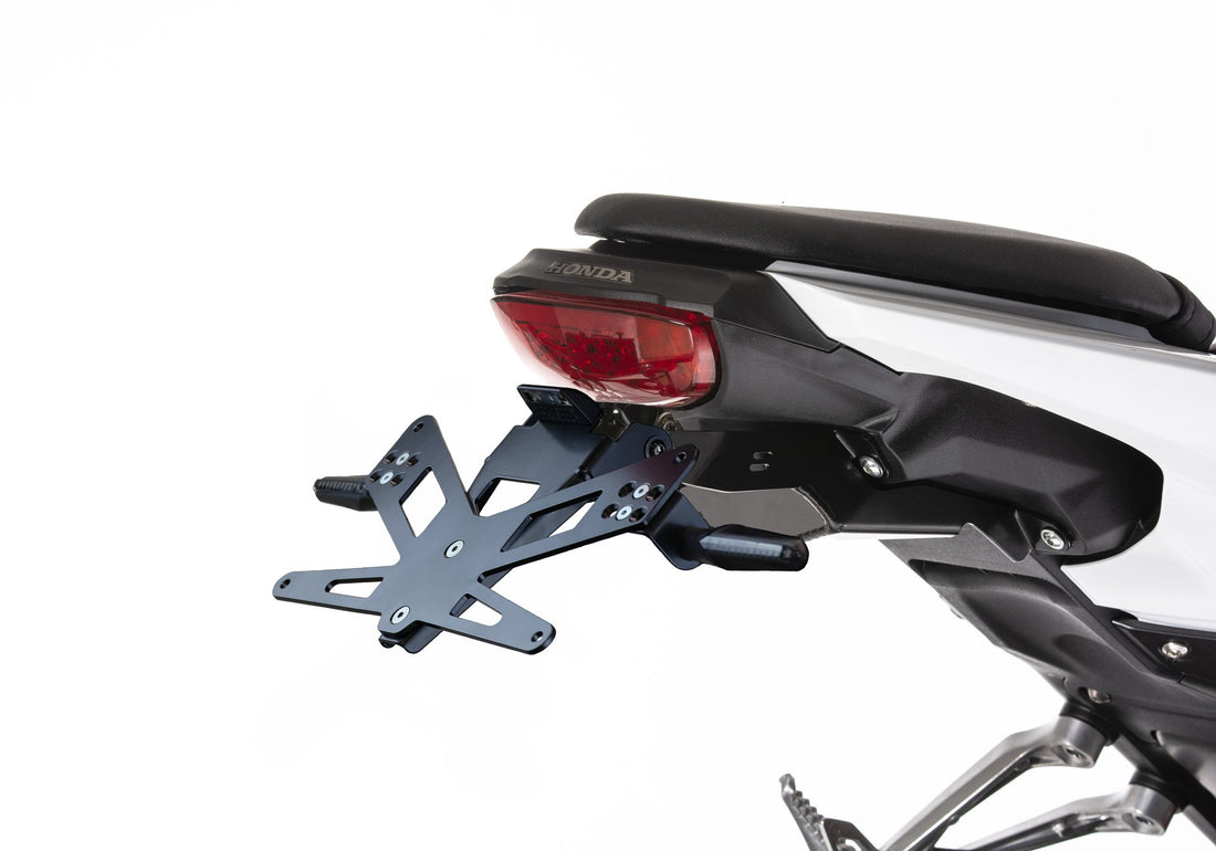 PROTECH X-SHAPE Kennzeichenhalter 125ccm schwarz