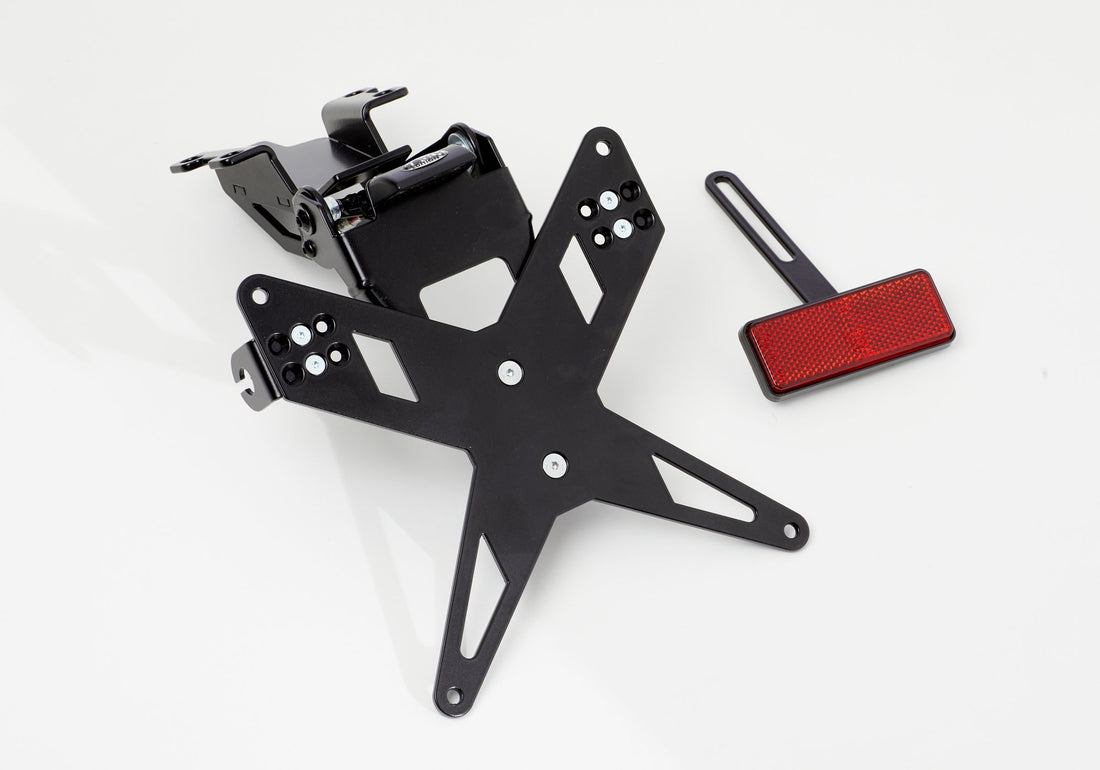 Protech X-Shape Komplett-Set Plug and Play Kennzeichenhalter mit 2 LED-Blinkern