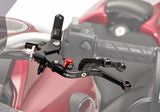 PROTECH Bremshebel Sport schwarz / Versteller rot ABE KBA-Nr.: 91787